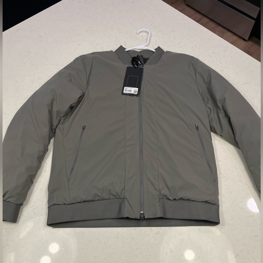 Switch Over Bomber Medium Grey Sage New With Tags